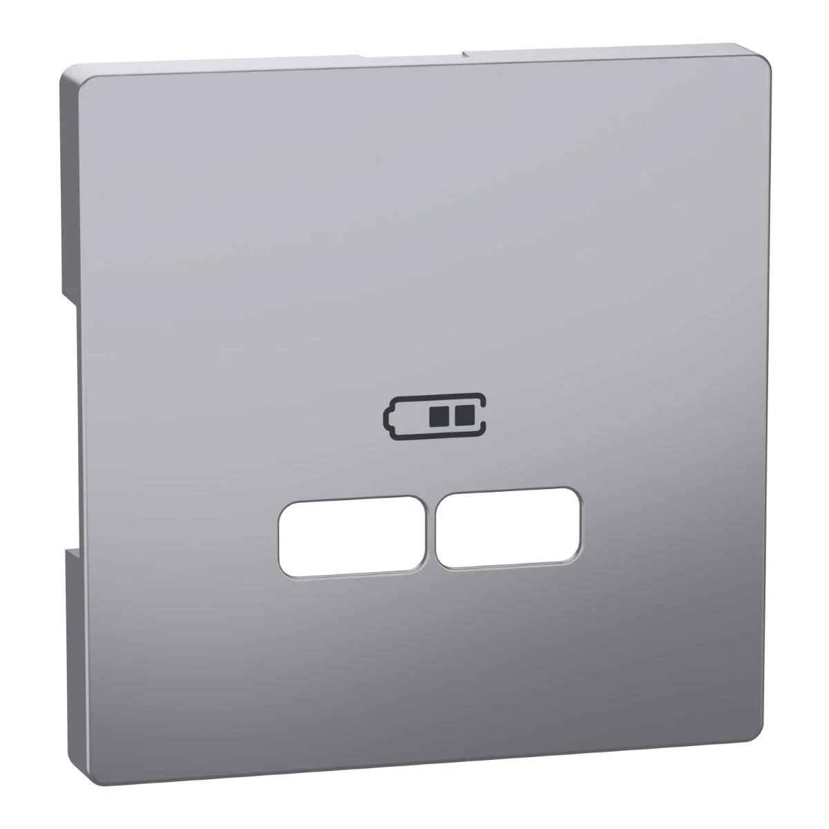 Merten System M 2-იანი USB როზეტის ხუფი, ნაცრისფერი — როზეტები და ჩამრთველები